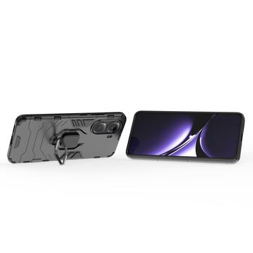 Xiaomi Redmi Turbo 4 Hybrid Cover med Ring Holder - Sort