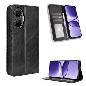 Xiaomi Redmi Turbo 4 Pro Retro Pung Taske med Magnetisk Lukning - Sort