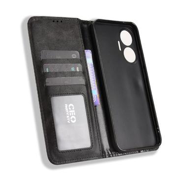 Xiaomi Redmi Turbo 4 Pro Retro Pung Taske med Magnetisk Lukning - Sort