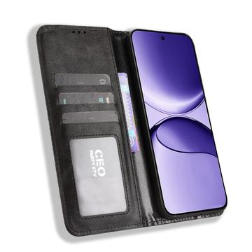 Xiaomi Redmi Turbo 4 Pro Retro Pung Taske med Magnetisk Lukning - Sort