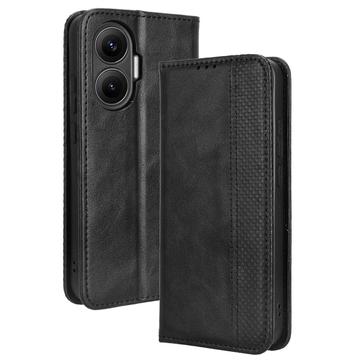 Xiaomi Redmi Turbo 4 Pro Retro Pung Taske med Magnetisk Lukning - Sort