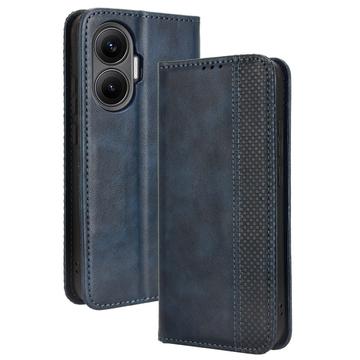 Xiaomi Redmi Turbo 4 Pro Retro Pung Taske med Magnetisk Lukning - Blå