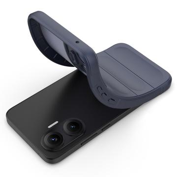 Xiaomi Redmi Turbo 4 Pro Rugged TPU Cover - Mørkeblå