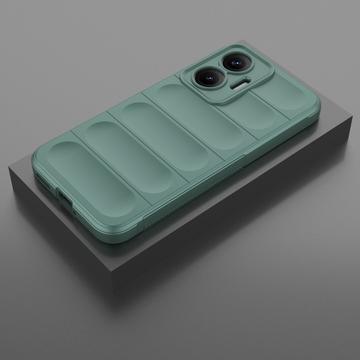 Xiaomi Redmi Turbo 4 Pro Rugged TPU Cover - Grøn