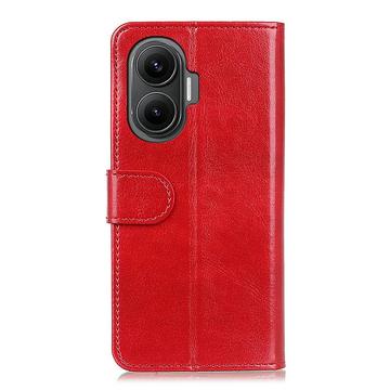 Xiaomi Redmi Turbo 4 Pro Pung Etui med Stativ - rød