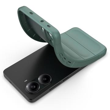 Xiaomi Redmi Turbo 4/Poco X7 Pro Rugged TPU Cover - Grøn