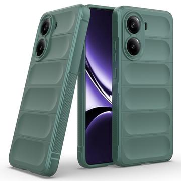 Xiaomi Redmi Turbo 4/Poco X7 Pro Rugged TPU Cover - Grøn