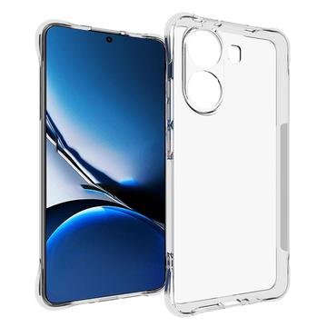 Xiaomi Redmi Turbo 4/Poco X7 Pro Stødsikkert TPU Cover - Gennemsigtig