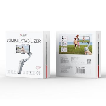 YESIDO SF18 3-akset smartphoneholder kardanstabilisator ansigtssporende selfie-stick