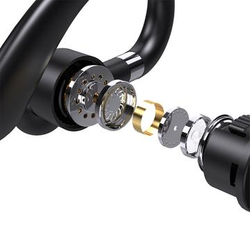 YYK-520 2nd Wireless Bluetooth 5.0 Single Ear Headset Car Earhook Business Earphone med opladningsetui