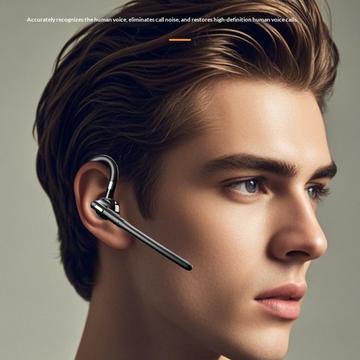 YYK-526 Bluetooth-headset med ENC dobbeltmikrofonstøjreduktion - sort