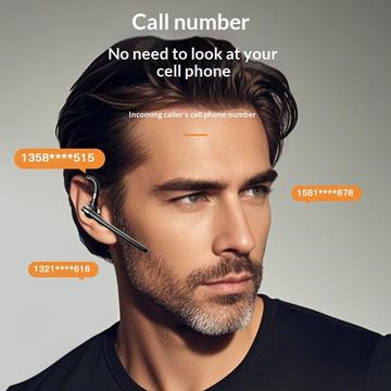 YYK-526 Bluetooth-headset med ENC dobbeltmikrofonstøjreduktion - sort