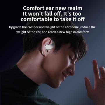 YYK-Q39 Bluetooth 5.4-sportsøretelefoner med åbne ører - sort
