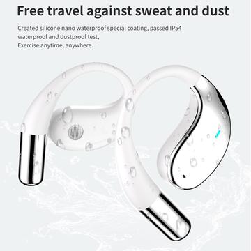 YYK-Q39 Bluetooth 5.4-sportsøretelefoner med åbne ører - sort