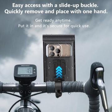 Yesido C333 IP67 vandtæt cykelkuffert/cykelholder - sort