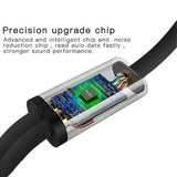 Yesido YAU18 2-i-1 Lightning AUX- og opladningskabel - 1.2m