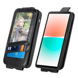 Lynlåslomme Sony Xperia 10 IV Vertikal Flip Cover - Sort