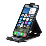 iPhone 16 Plus Lynlåslomme Vertikal Flip Cover - Sort