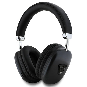 Guess Saffiano Triangle Logo Over-Ear Trådløse hovedtelefoner - Sort