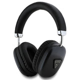 Guess Saffiano Triangle Logo Over-Ear Trådløse hovedtelefoner - Sort