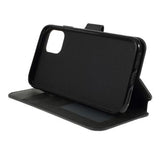 iPhone 11 Azns Pung Taske med Stativ - Sort