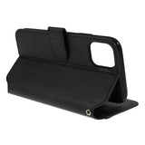iPhone 11 Azns Pung Taske med Stativ - Sort