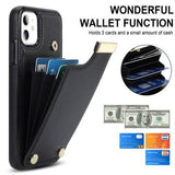iPhone 11-cover med kortholder - sort