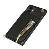 Mobilpung / Taske Cover med Snor til iPhone 11 - Sort