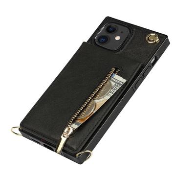 Mobilpung / Taske Cover med Snor til iPhone 11 - Sort