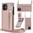 Mobilpung / Taske Cover med Snor til iPhone 11 - Pink