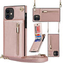 Mobilpung / Taske Cover med Snor til iPhone 11 - Pink