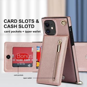 Mobilpung / Taske Cover med Snor til iPhone 11 - Pink