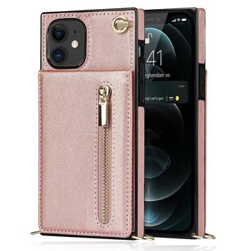 Mobilpung / Taske Cover med Snor til iPhone 11 - Pink