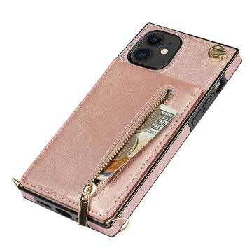 Mobilpung / Taske Cover med Snor til iPhone 11 - Pink