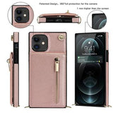 Mobilpung / Taske Cover med Snor til iPhone 11 - Pink