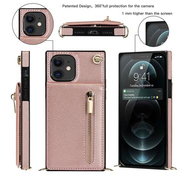 Mobilpung / Taske Cover med Snor til iPhone 11 - Pink