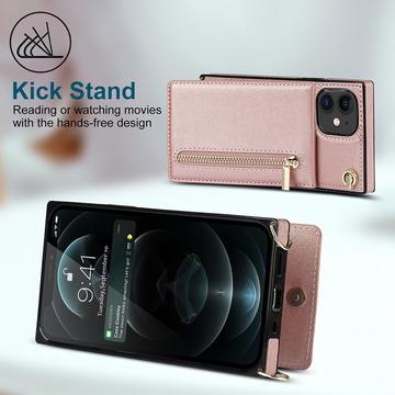Mobilpung / Taske Cover med Snor til iPhone 11 - Pink