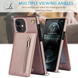 Mobilpung / Taske Cover med Snor til iPhone 11 - Pink