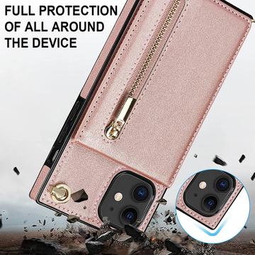 Mobilpung / Taske Cover med Snor til iPhone 11 - Pink