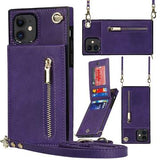 Mobilpung / Taske Cover med Snor til iPhone 11 - Lilla