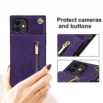 Mobilpung / Taske Cover med Snor til iPhone 11 - Lilla