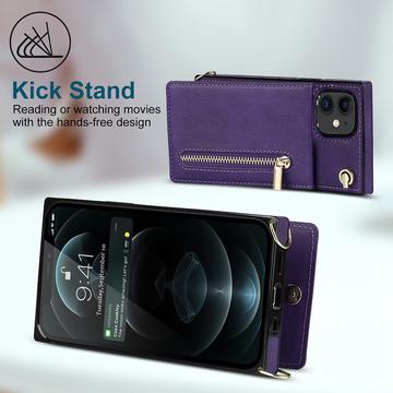 Mobilpung / Taske Cover med Snor til iPhone 11 - Lilla