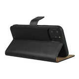 iPhone 11 Læder Pung med Stativ - Sort