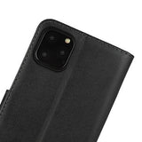 iPhone 11 Læder Pung med Stativ - Sort