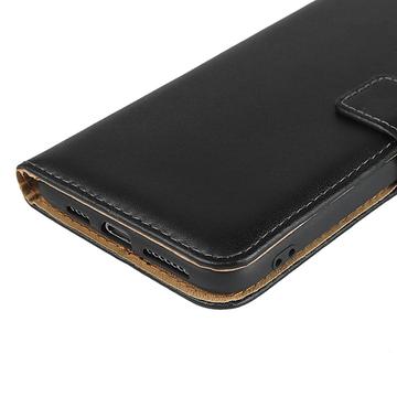 iPhone 11 Læder Pung med Stativ - Sort