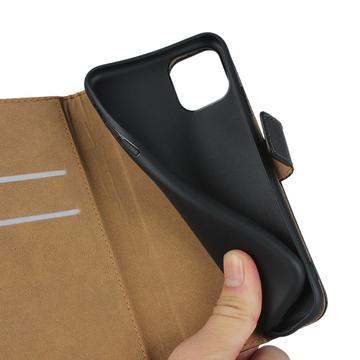 iPhone 11 Læder Pung med Stativ - Sort