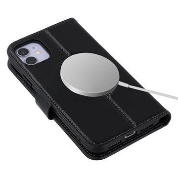 iPhone 11 MyTPhone CardMate MagSafe Læder Pung Cover med Kortholder, Stativ, 2x Skærmbeskyttelse - sort