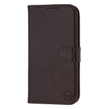 iPhone 11 MyTPhone CardMate MagSafe Læder Pung Cover med Kortholder, Stativ, 2x Skærmbeskyttelse - mørkebrun