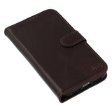 iPhone 11 MyTPhone CardMate MagSafe Læder Pung Cover med Kortholder, Stativ, 2x Skærmbeskyttelse - mørkebrun