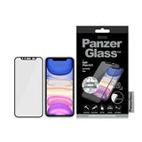 iPhone 11/XR PanzerGlass Case Friendly Swarovski CamSlider Skærmbeskyttelse Hærdet Glas - Sort Kant